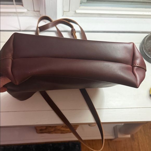 Portland Leather Goods Brown Leather Tote | Crossbody - Picture 4 of 8